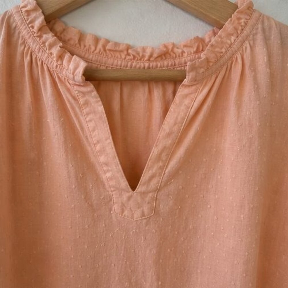 Teal Ruffle Blouse - Picture 4 of 6